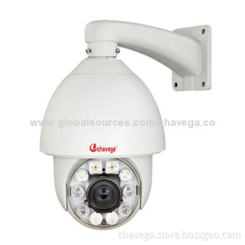Waterproof 700TVL 27x Auto Motion Tracking PTZ Camera with 150m IR Distance